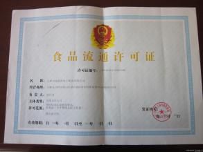 食品經營許可證